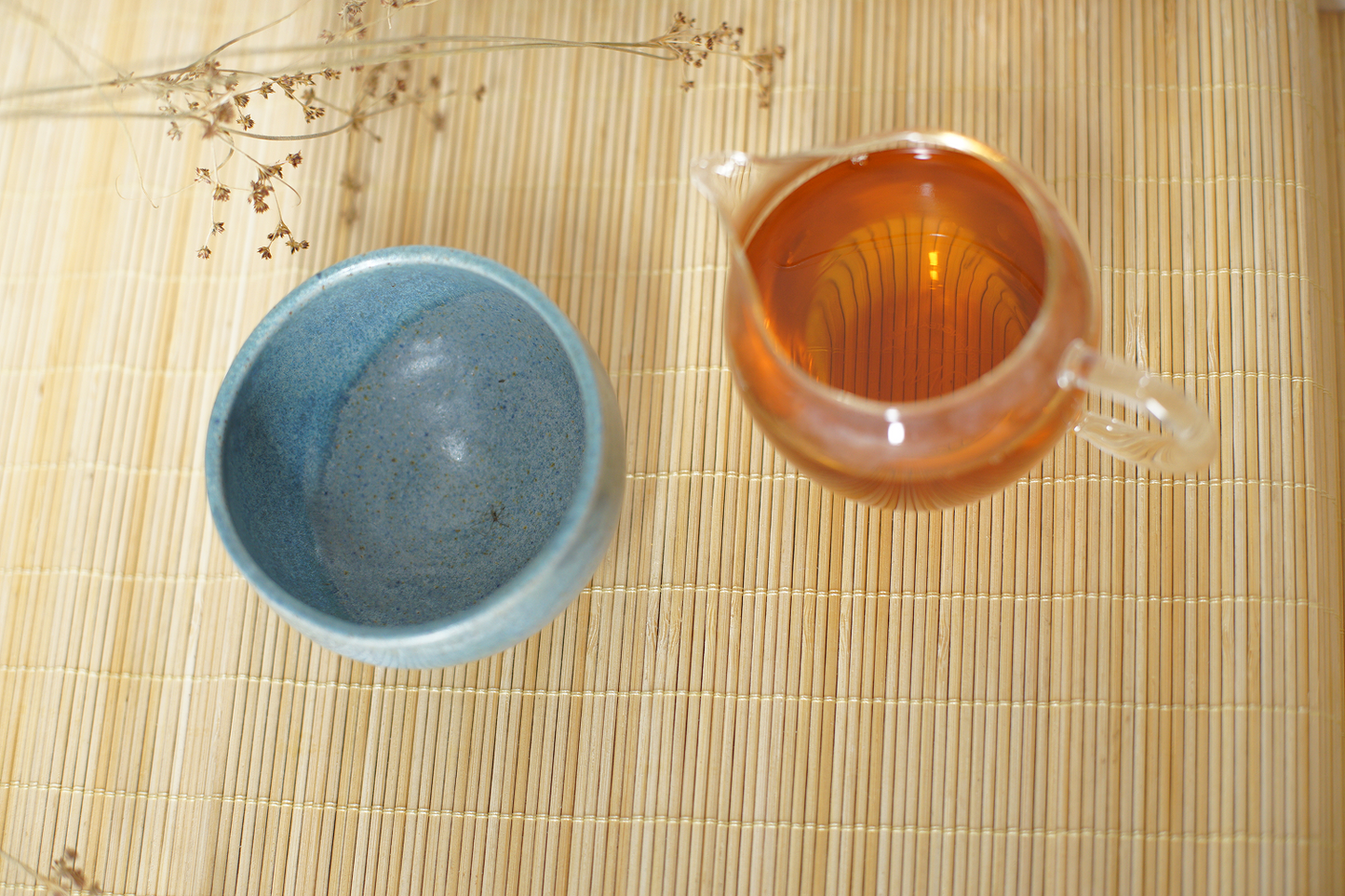 Tea Bowl - Blue 1/2
