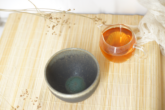 Tea Bowl / Cup - Slate / Teal